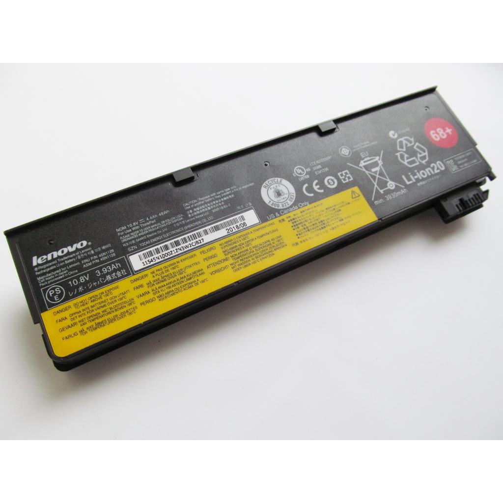 Аккумулятор для ноутбука Lenovo Lenovo ThinkPad X240/T440s 4400mAh (48Wh) 6cell 11.1V Li-ion (A41901) - 1