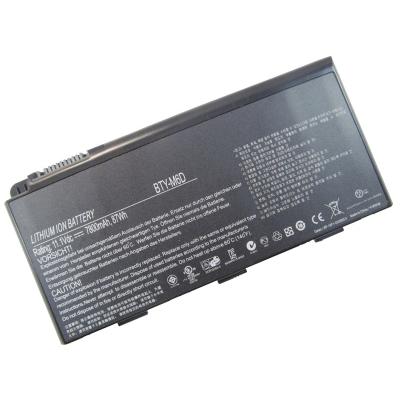 Аккумулятор для ноутбука MSI MSI BTY-M6D 7800mAh 6cell 11.1V Li-ion (A47040) - 1 Аккумулятор для ноутбука MSI MSI BTY-M6D 7800mAh 6cell 11.1V Li-ion (A47040) - 1