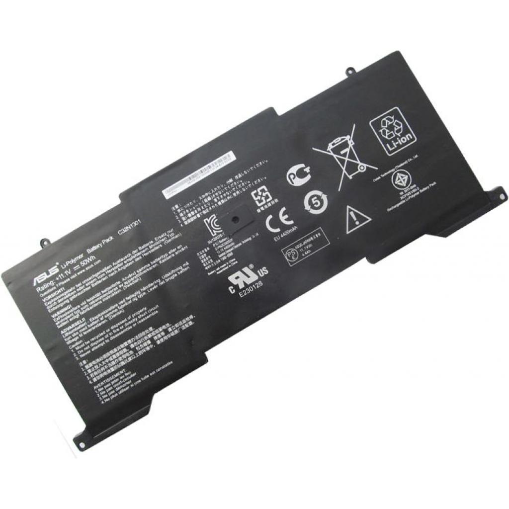 Аккумулятор для ноутбука ASUS UX31LA C32N1301, 4400mAh (50Wh), 6cell, 11.1V (A47037) - 1