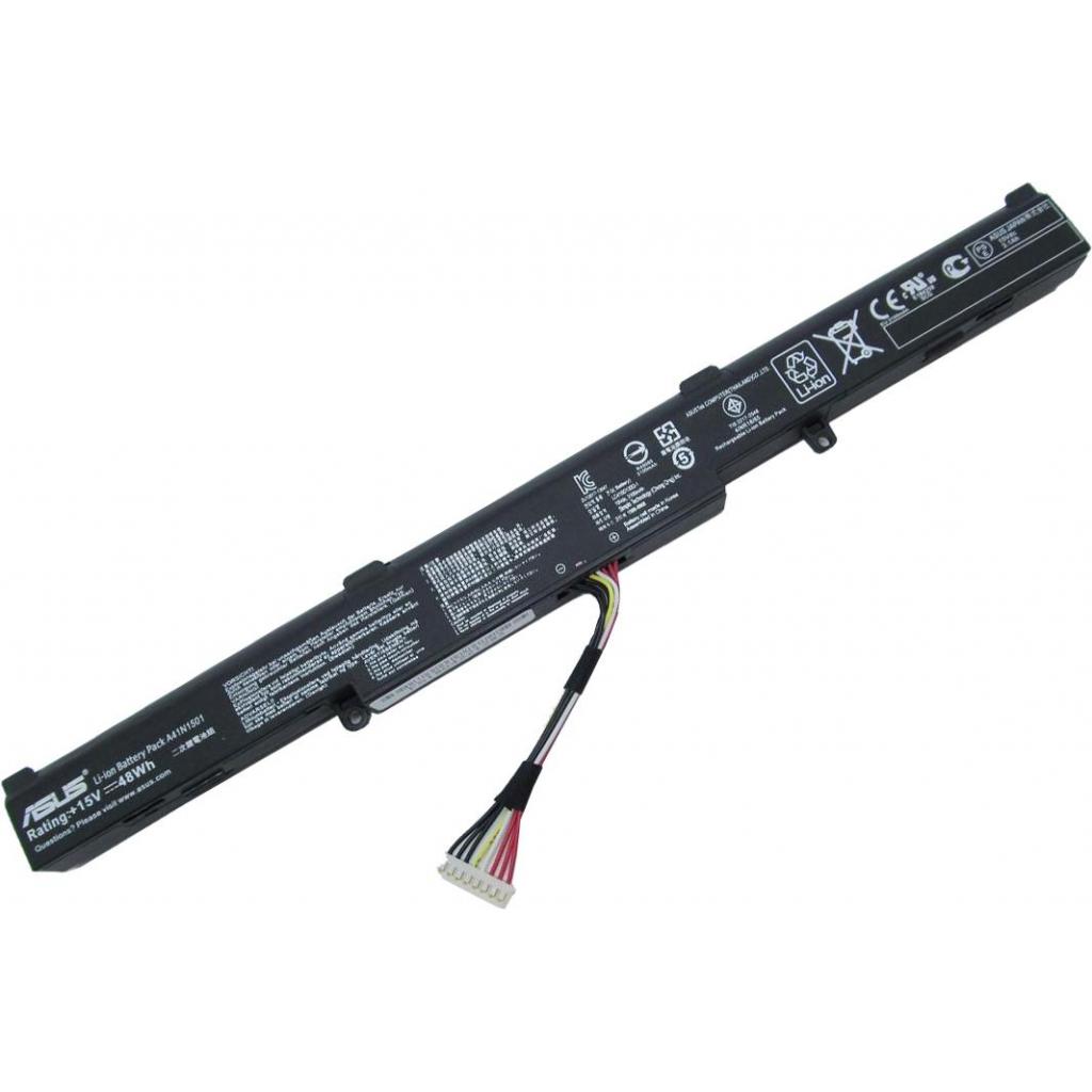 Аккумулятор для ноутбука ASUS N552 A41N1501, 3100mAh (48Wh), 4cell, 15V, Li-ion (A47193) - 1