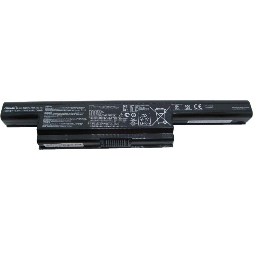 Аккумулятор для ноутбука ASUS K95 A32-K93, 4700mAh (50Wh), 6cell, 10.8V, Li-ion, черная, (A47286)