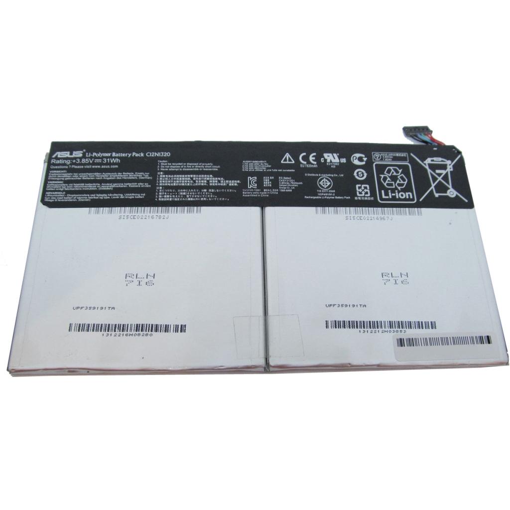 Аккумулятор для ноутбука ASUS T101TA C12N1320, 7820mAh (31Wh), 3cell, 3.85V, Li-ion, черна (A47272) Аккумулятор для ноутбука ASUS T101TA C12N1320, 7820mAh (31Wh), 3cell, 3.85V, Li-ion, черна (A47272)