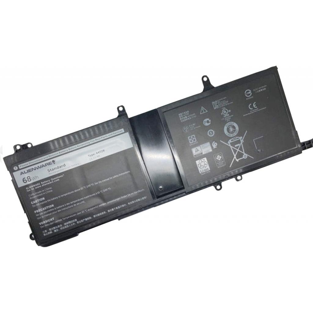 Аккумулятор для ноутбука Dell Alienware 17 R4 44T2R, 68Wh (4410mAh), 4cell, 15.2V, Li-ion, (A47316) Аккумулятор для ноутбука Dell Alienware 17 R4 44T2R, 68Wh (4410mAh), 4cell, 15.2V, Li-ion, (A47316)