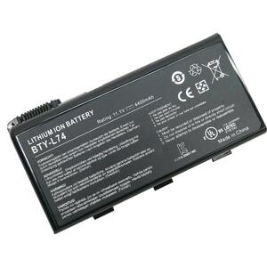 Аккумулятор для ноутбука MSI BTY-L74, 4400mAh, 6cell, 11.1V, Li-ion (A47324)