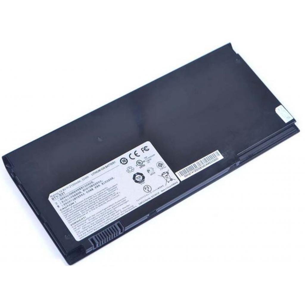 Аккумулятор для ноутбука MSI BTY-S31, 2150mAh, 4cell, 14.8V, Li-ion (A41737)
