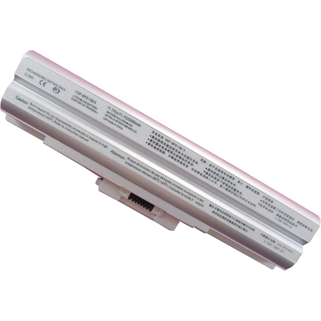 Аккумулятор для ноутбука Sony VGP-BPS13AS VAIO VGN-FW, 5200mAh, 6cell, 11.1V (A41420) - 1