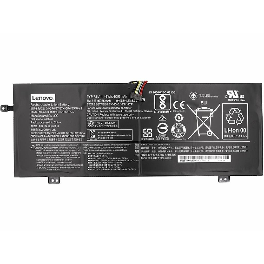 Аккумулятор для ноутбука Lenovo IdeaPad 710S-13ISK (L15M4PC0) 7.6V 46Wh (NB480753) - 1