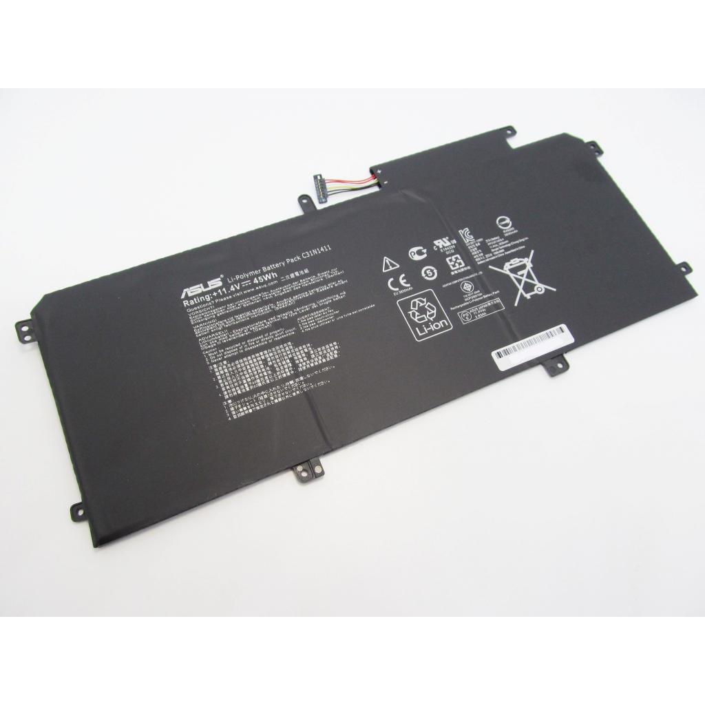 Аккумулятор для ноутбука ASUS UX305FA C31N1411, 3830mAh (45Wh), 6cell, 11.4V, Li-ion (A47183) - 1 Аккумулятор для ноутбука ASUS UX305FA C31N1411, 3830mAh (45Wh), 6cell, 11.4V, Li-ion (A47183) - 1