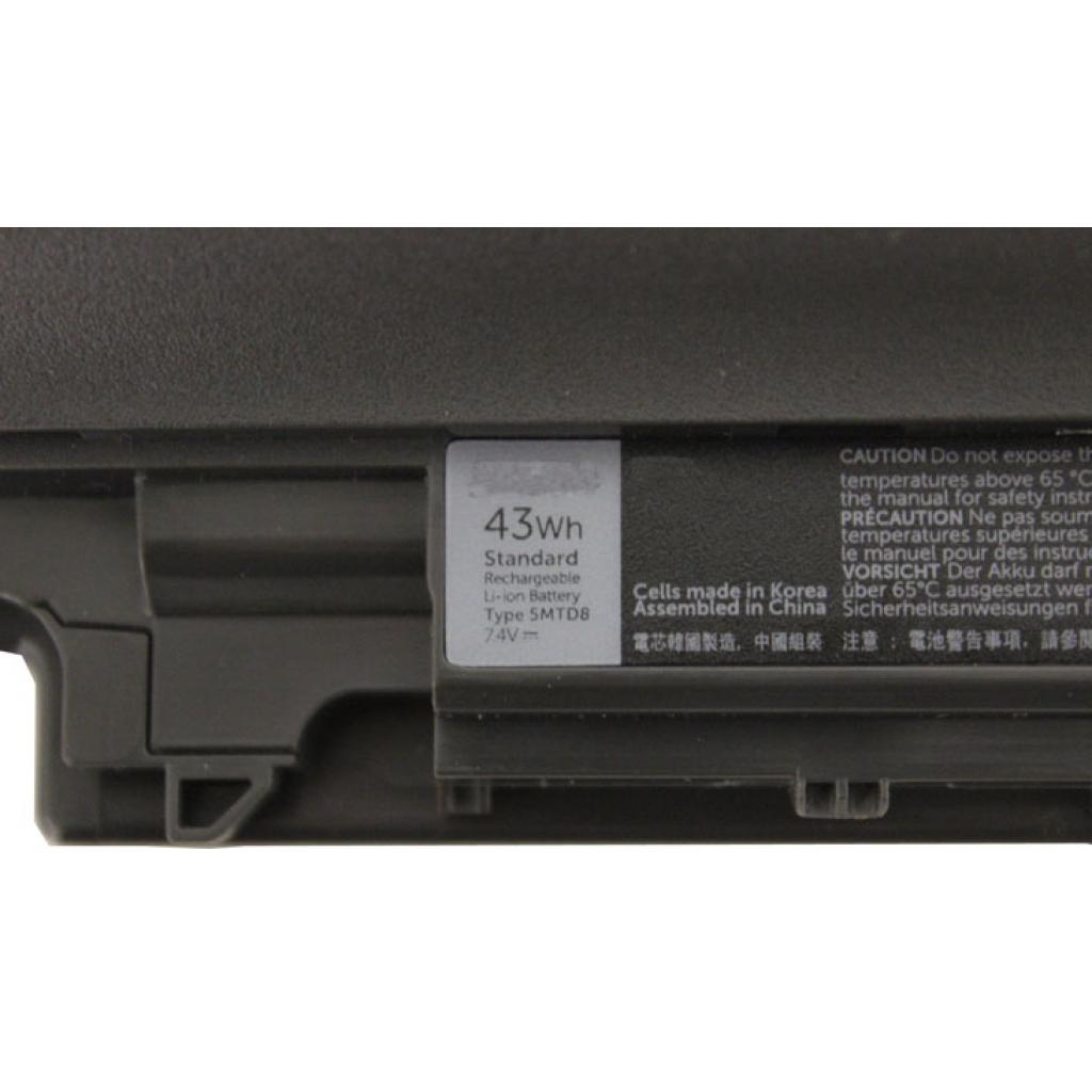 Аккумулятор для ноутбука Dell Latitude 3340 5MTD8, 43Wh (5800mAh), 4cell, 7.3V, Li-ion (A47364) - 2