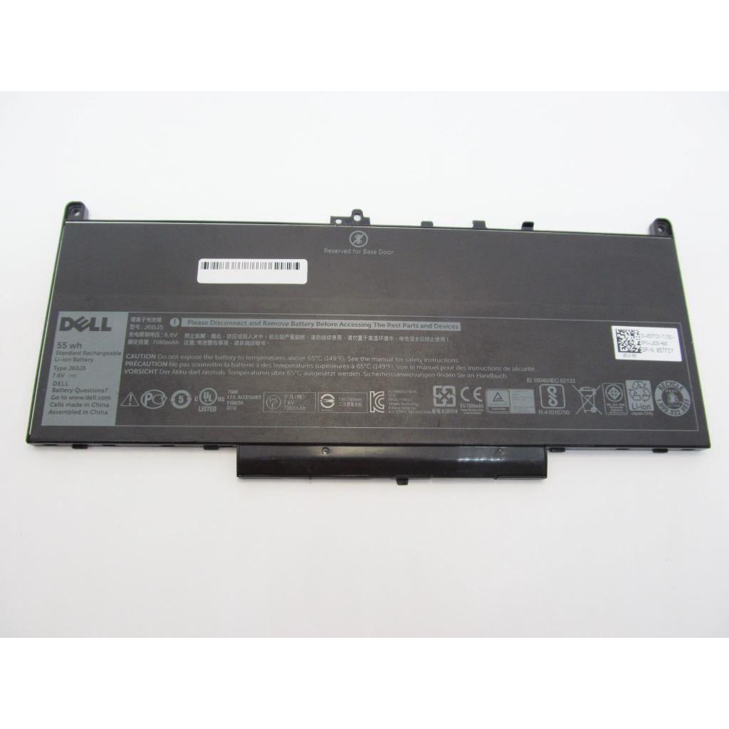 Аккумулятор для ноутбука Dell Latitude E7470 J60J5, 55Wh (7080mAh), 4cell, 7.6V, Li-ion (A47251)