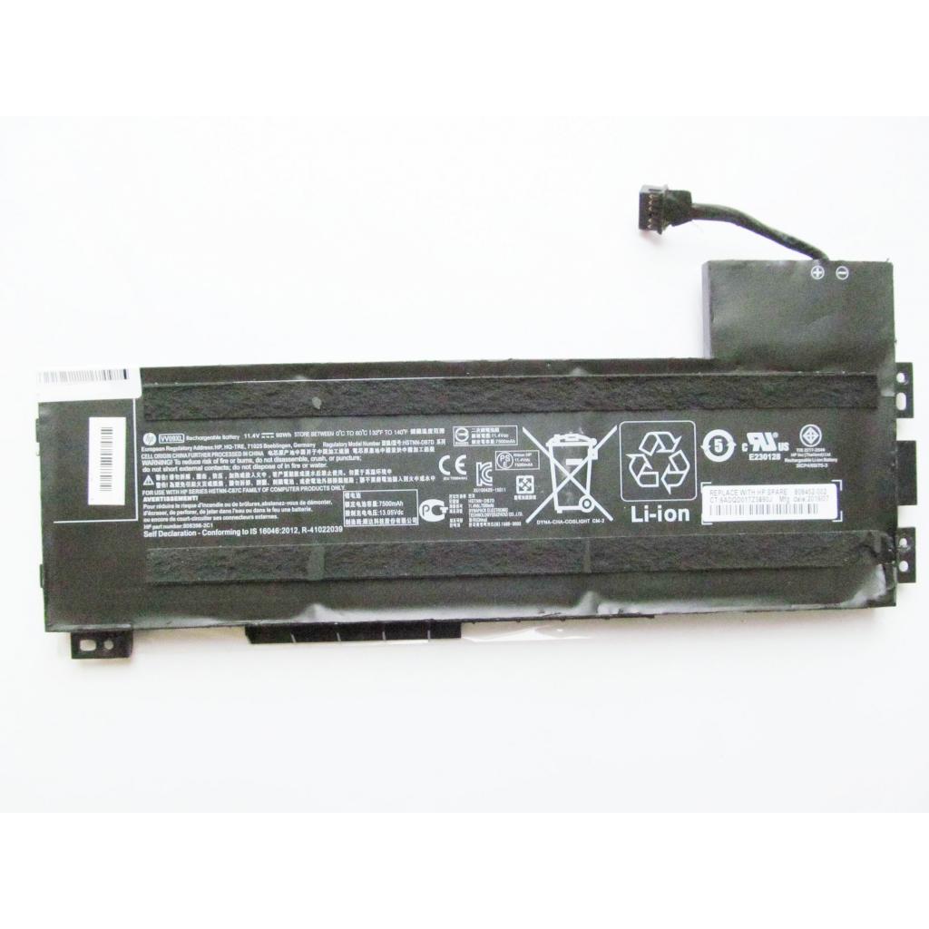 Аккумулятор для ноутбука HP ZBook 15 G3 VV09XL, 7500mAh (90Wh), 6cell, 11.4V, Li-ion (A47419)