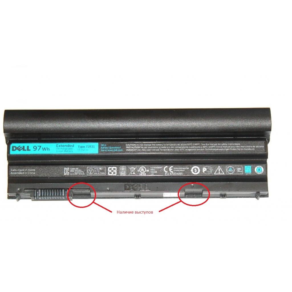 Аккумулятор для ноутбука Dell Latitude E5420 NHXVW, 8700mAh (97Wh), 9cell, 11.1V, Li- (A41747) - 1