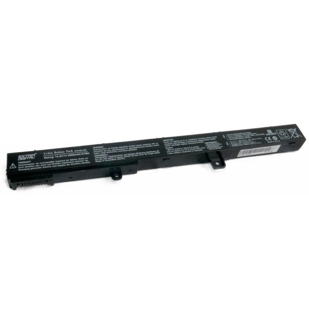 Аккумулятор для ноутбука Asus X551CA -4, 14.4V, 2600mAh Extradigital (BNA4005) - 2
