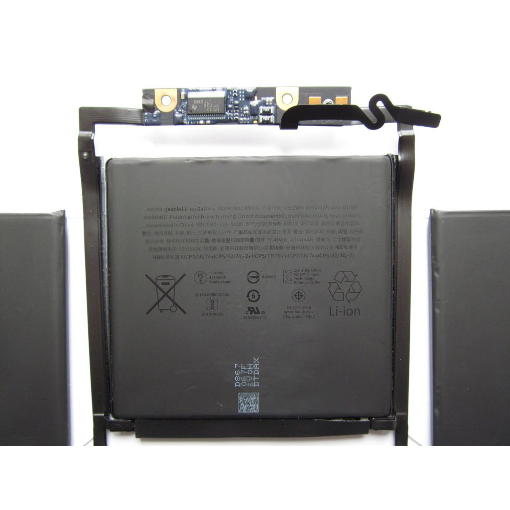 Аккумулятор для ноутбука Apple A1819, 49.2Wh (4314mAh), 6cell, 11.41V, Li-Pol (A47499) - 1 Аккумулятор для ноутбука Apple A1819, 49.2Wh (4314mAh), 6cell, 11.41V, Li-Pol (A47499) - 1