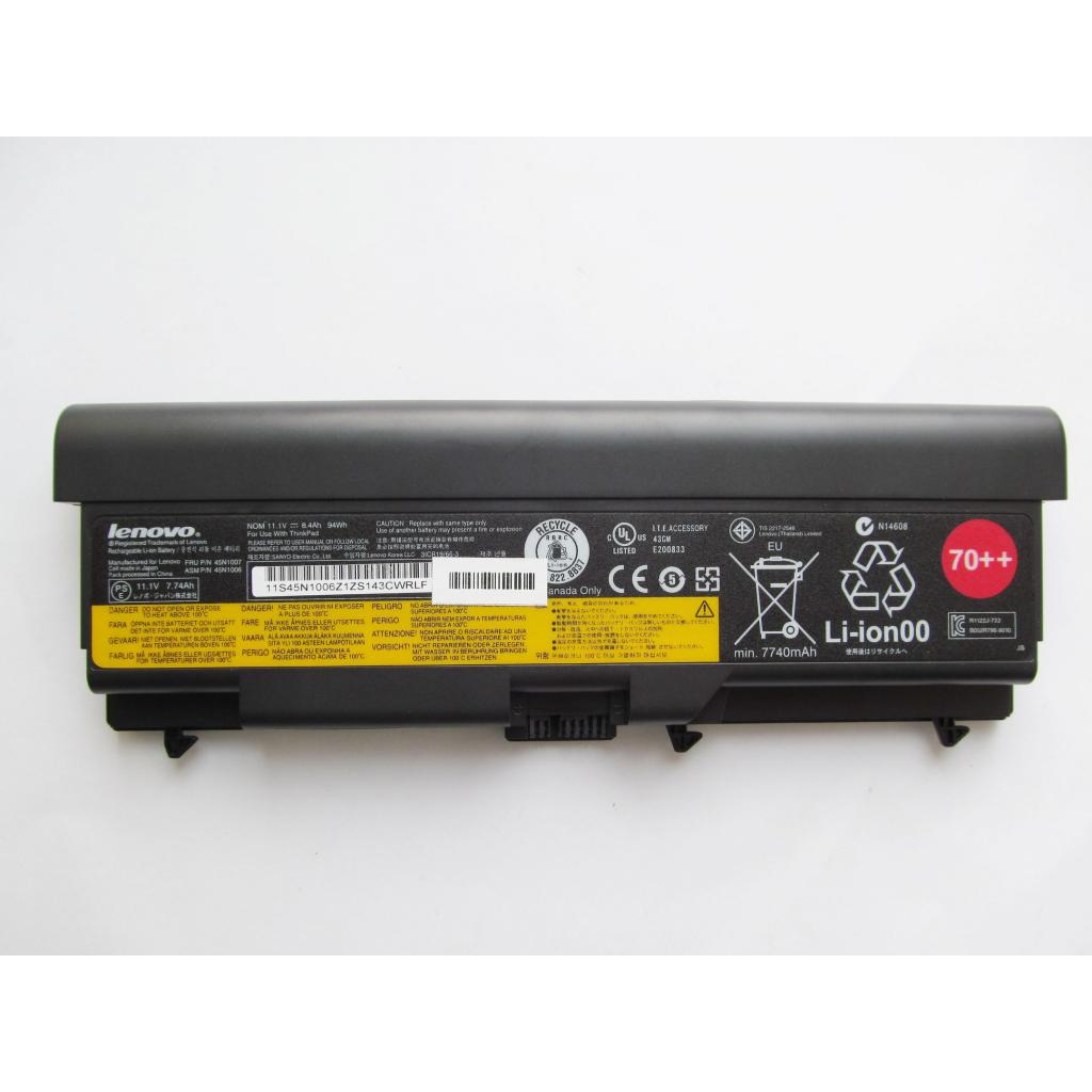 Аккумулятор для ноутбука Lenovo ThinkPad T430 (70++, 45N1107), 8400mAh (94Wh), 9cell, 11.1V, (A47444) - 1