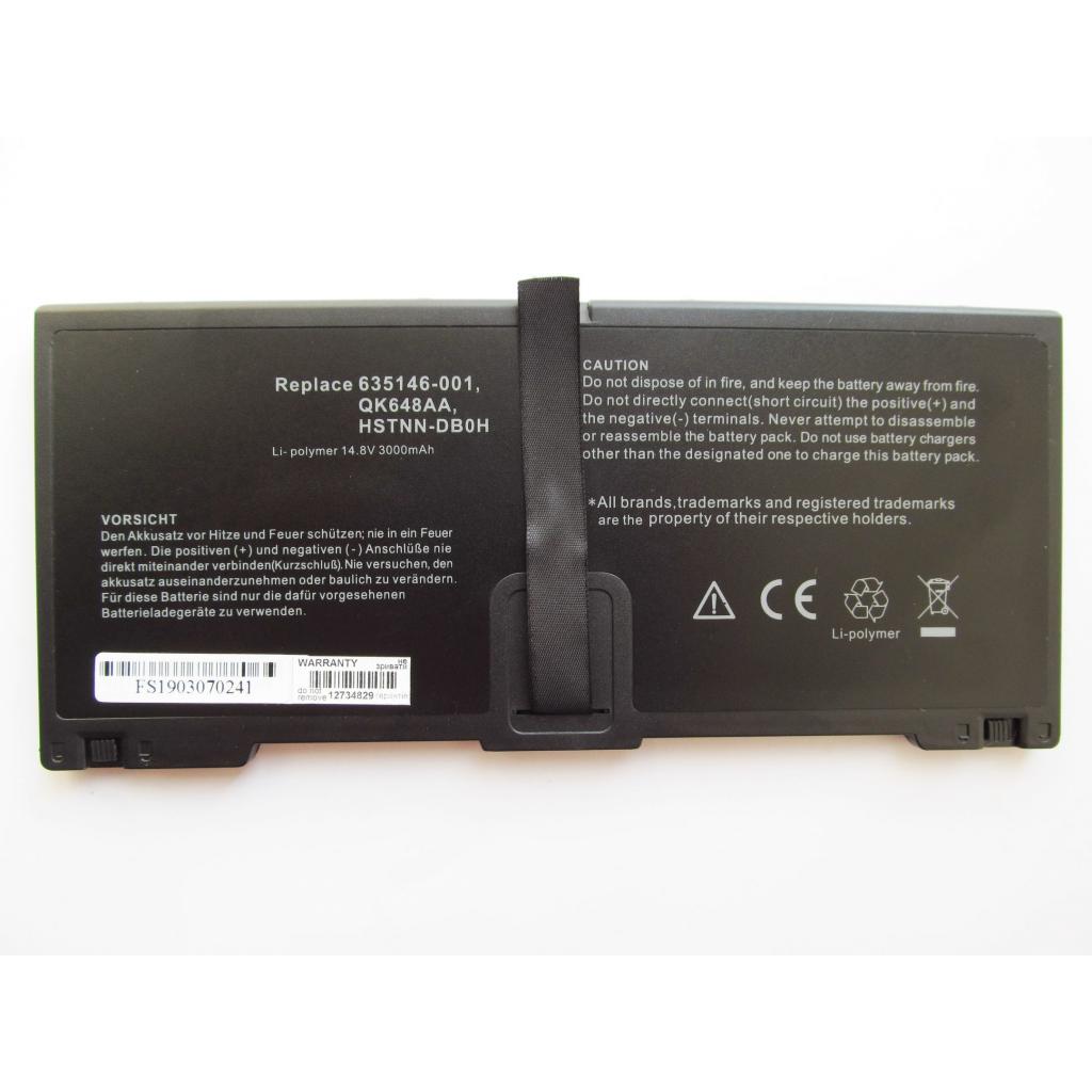 Аккумулятор для ноутбука HP ProBook 5330m HSTNN-DB0H, 3000mAh, 4cell, 14.8V, Li-ion AlSoft (A47404) - 1