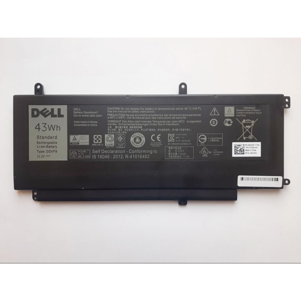 Аккумулятор для ноутбука Dell Inspiron 15-7547 D2VF9, 43Wh (3705mAh), 3cell, 11.1V, Li-ion (A47535) - 1