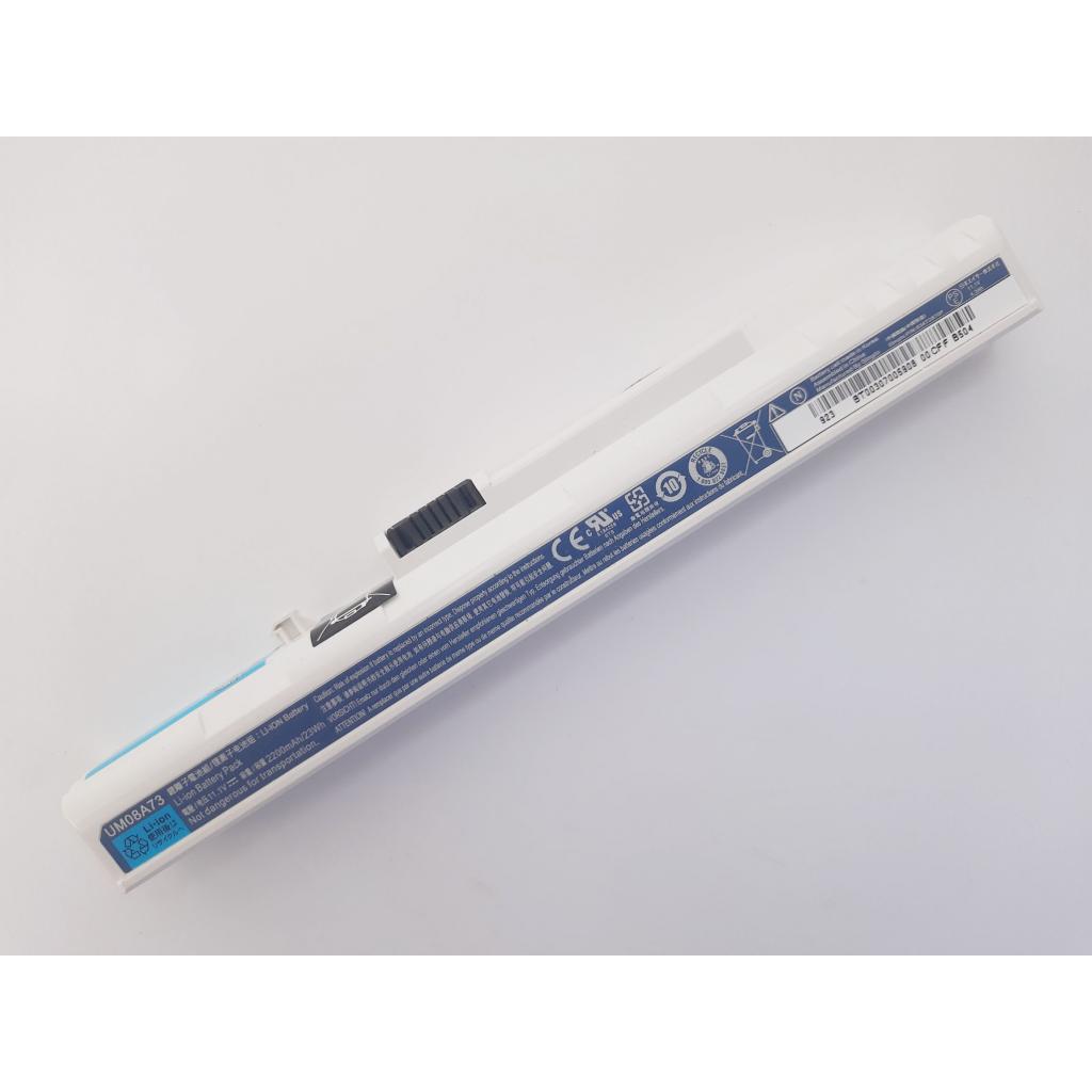 Аккумулятор для ноутбука Acer UM08A31, 2200mAh (23Wh), 3cell, 11.1V, Li-ion, White (A47532) - 1