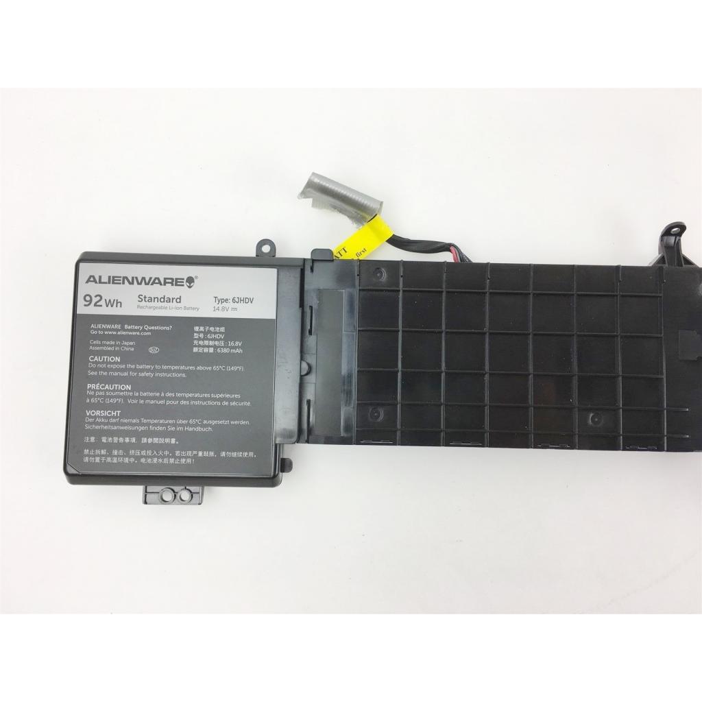 Аккумулятор для ноутбука Dell Alienware 17 R3 6JHDV, 92Wh (6380mAh), 8cell, 14.8V, Li-ion (A47439) - 2
