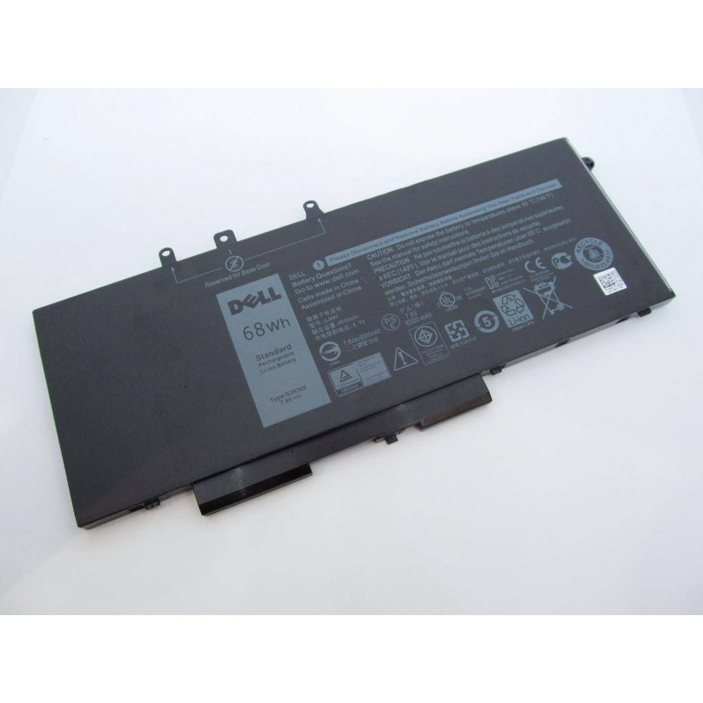 Аккумулятор для ноутбука Dell Latitude 5480 GJKNX (long), 68Wh (8500mAh), 4cell, 7.6V, Li- (A47312) - 1