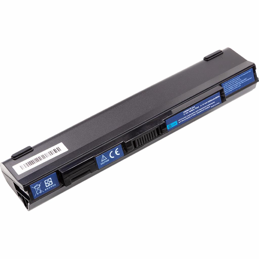 Аккумулятор для ноутбука ACER Aspire One 751 (UM09A75, ZA3) 11.1V 5200mAh PowerPlant (NB410545)