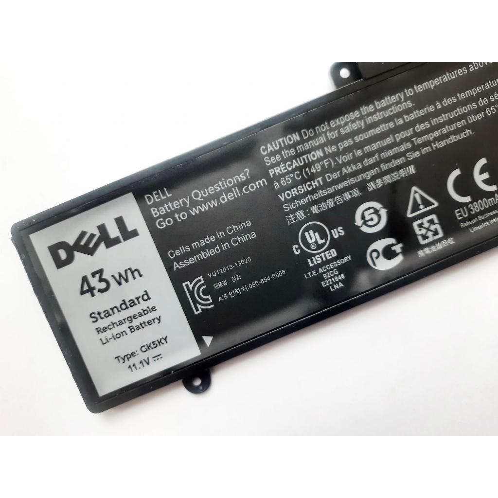 Аккумулятор для ноутбука Dell Inspiron 11-3147 GK5KY, 43Wh (3800mAh), 3cell, 11.1V, Li-ion (A47609) - 2 Аккумулятор для ноутбука Dell Inspiron 11-3147 GK5KY, 43Wh (3800mAh), 3cell, 11.1V, Li-ion (A47609) - 2