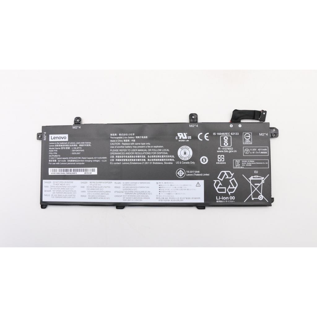 Аккумулятор для ноутбука Lenovo ThinkPad T490/T14 L18L3P73, 4372mAh (51Wh), 3cell (A47548)