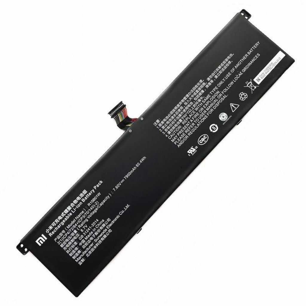 Аккумулятор для ноутбука Xiaomi R15B01W (Mi Notebook Pro 15.6"), 7900mAh (60.04Wh),4cell, 7. (A47639) - 2