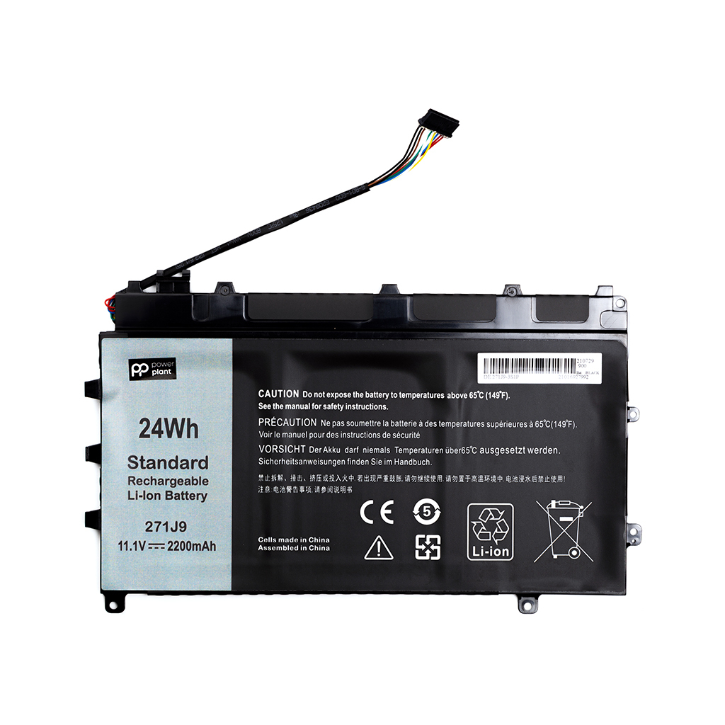 Аккумулятор для ноутбука DELL Latitude 13 7000 (271J9) 11.1V 2200mAh PowerPlant (NB441532)