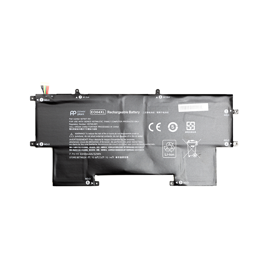 Аккумулятор для ноутбука HP EliteBook Folio G1 (EO04XL) 7.7V 4200mAh PowerPlant (NB461684) Аккумулятор для ноутбука HP EliteBook Folio G1 (EO04XL) 7.7V 4200mAh PowerPlant (NB461684)
