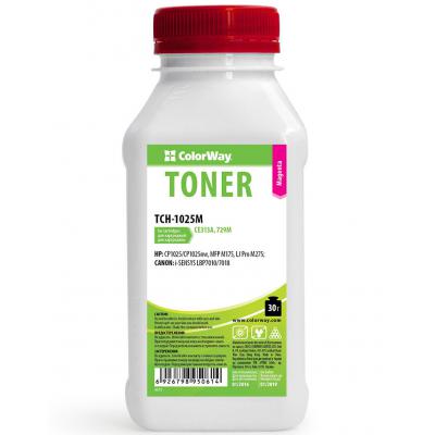 Тонер HP CLJ CP1025/Pro100/M175 Magenta 30g ColorWay (TCH-1025M) Тонер HP CLJ CP1025/Pro100/M175 Magenta 30g ColorWay (TCH-1025M)