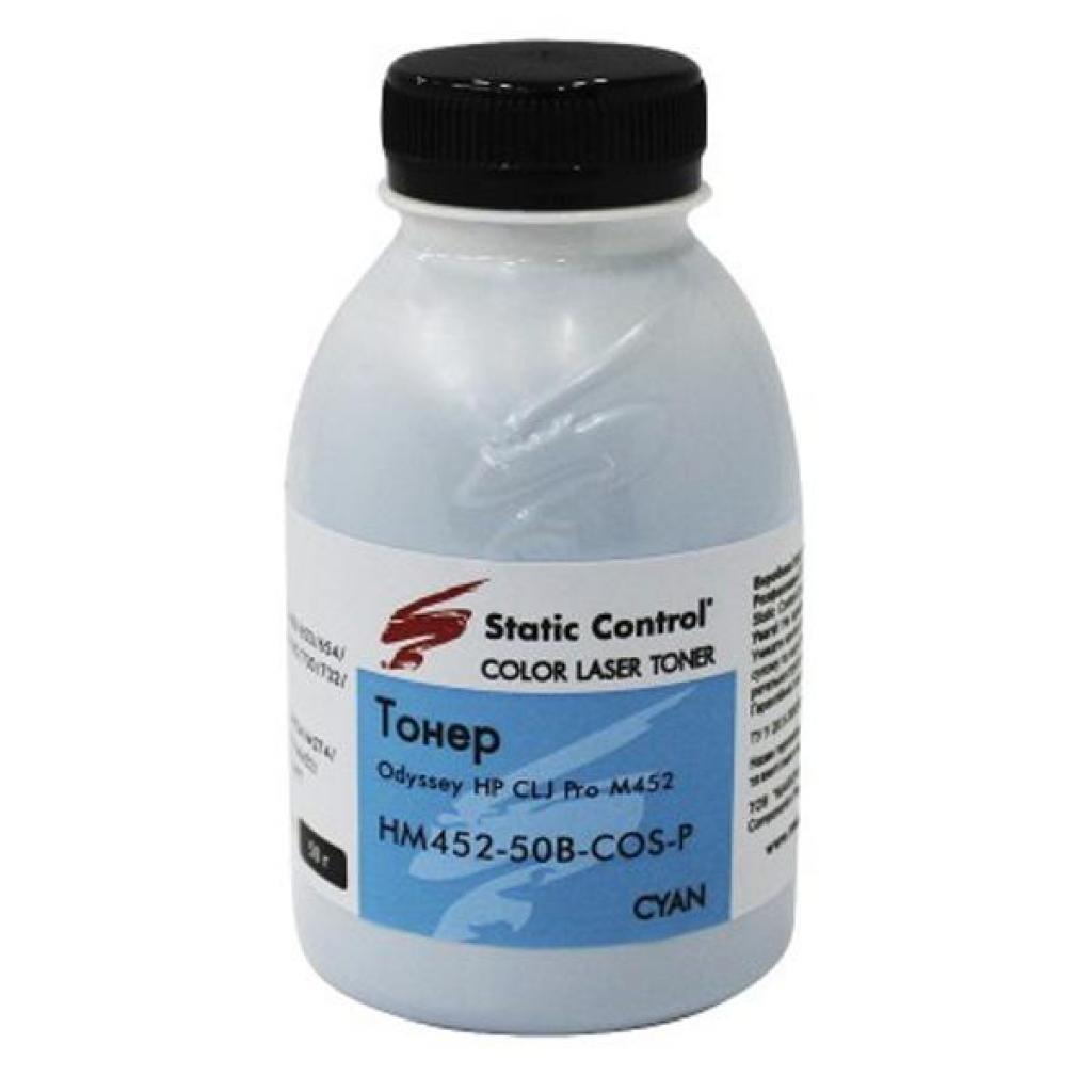 Тонер HP CLJ Pro M452/477, 50г, сyan Static Control (HM452-50B-COS-P) Тонер HP CLJ Pro M452/477, 50г, сyan Static Control (HM452-50B-COS-P)