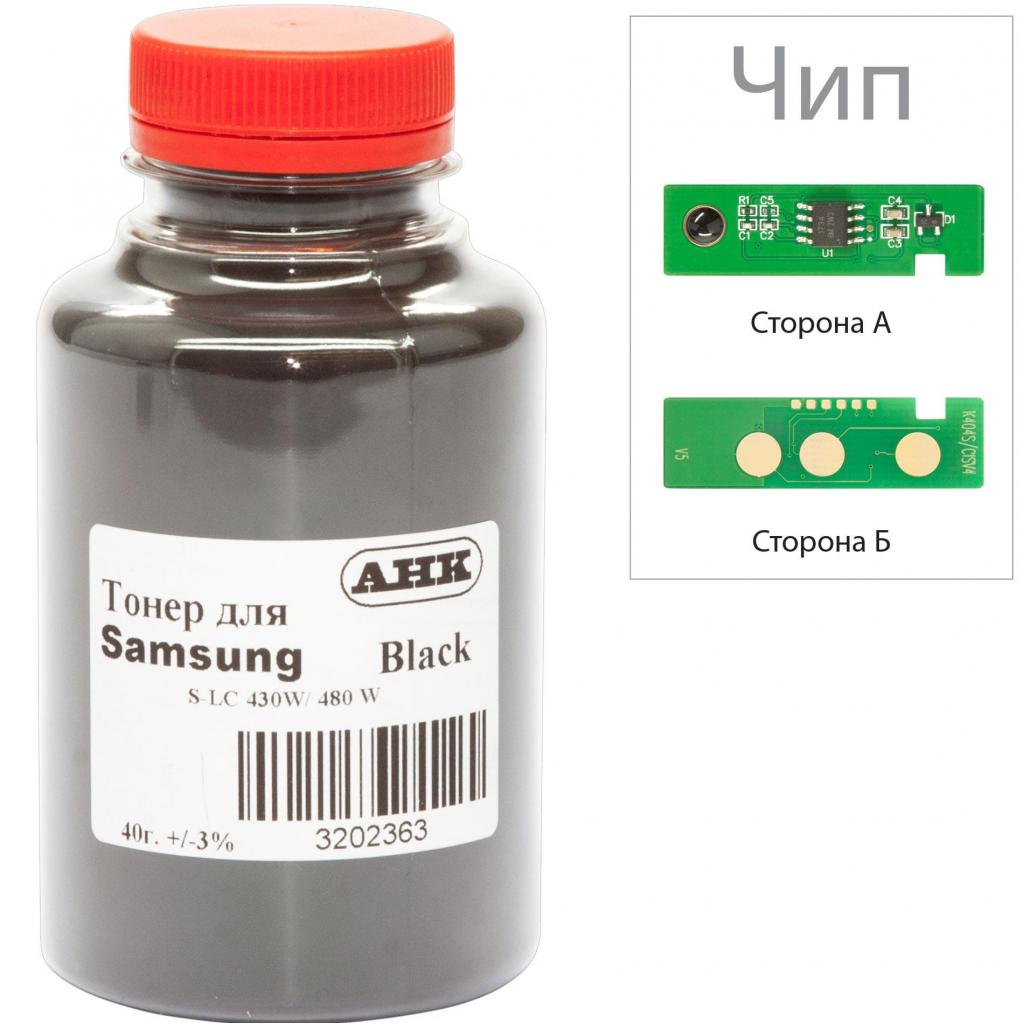 Тонер SAMSUNG SL-C430 40г+chip Black AHK (3202630)