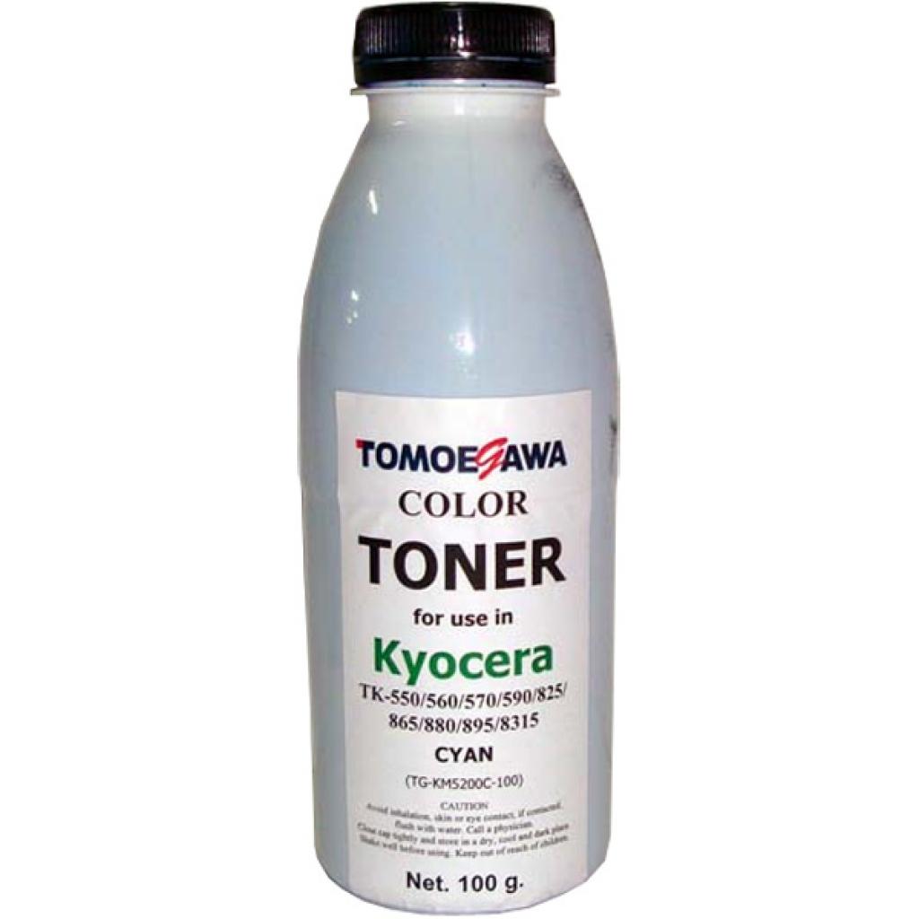 Тонер KYOCERA TK-550/825/865/880/895/8315 100г Cyan Tomoegawa (TG-KM5200C-100)