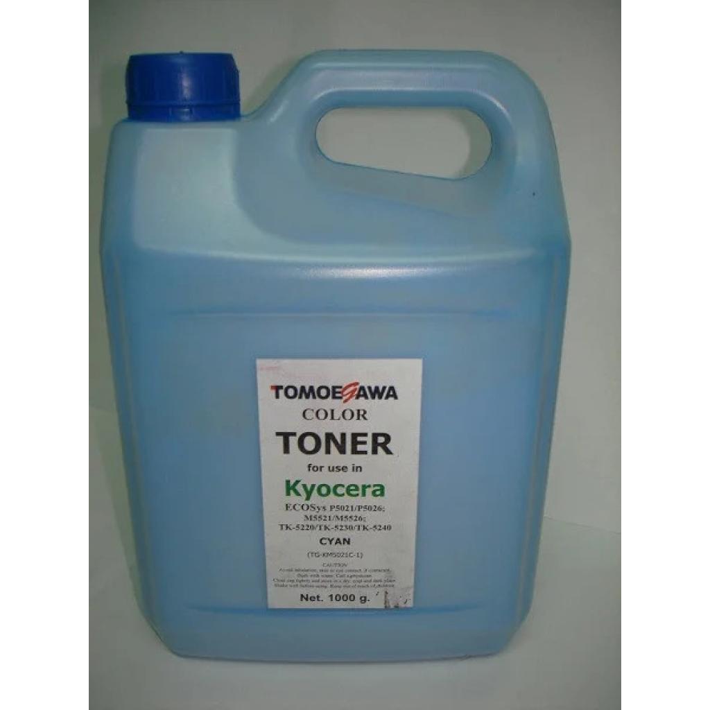 Тонер KYOCERA TK-5220/TK-5230/TK-5240, 1кг Cyan Tomoegawa (TG-KM5021C-1) Тонер KYOCERA TK-5220/TK-5230/TK-5240, 1кг Cyan Tomoegawa (TG-KM5021C-1)
