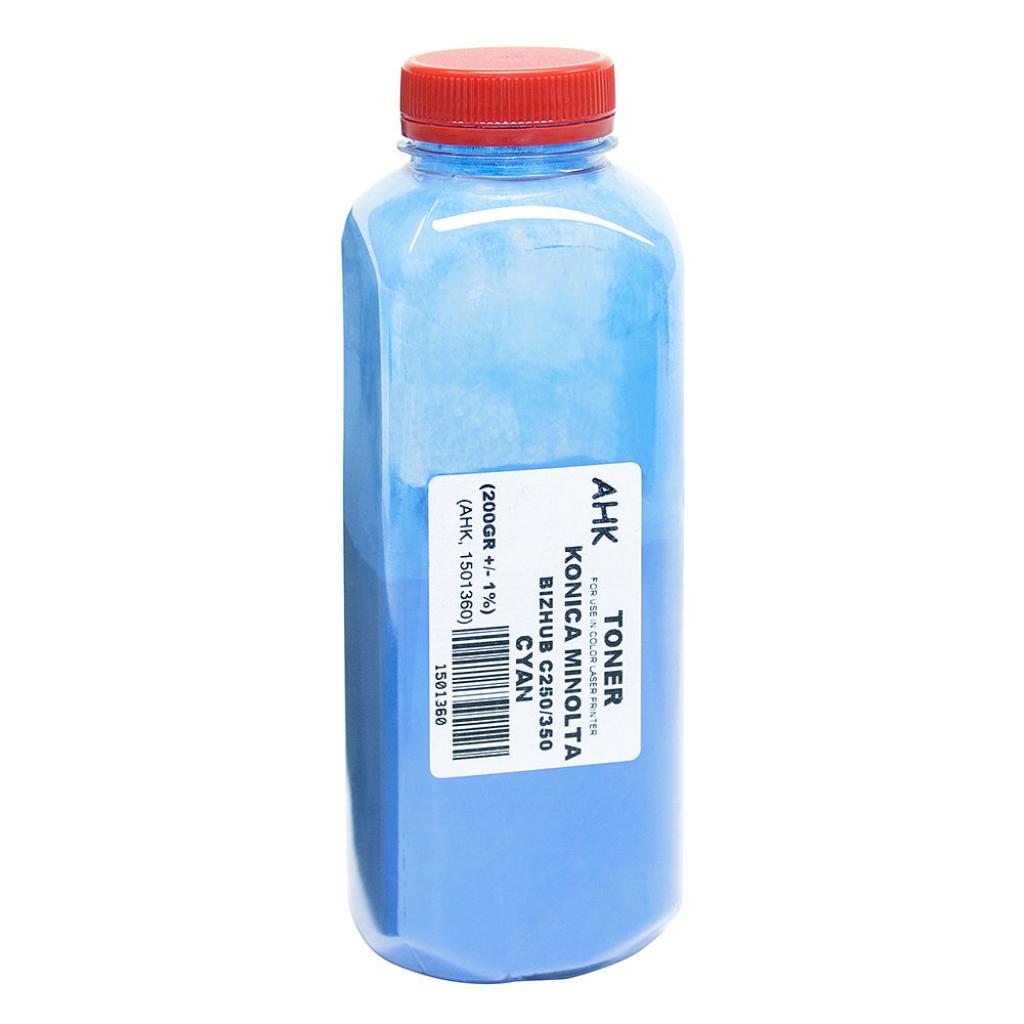 Тонер Konica Minolta BIZHUB C250/350 , 200г Cyan AHK (1501360) Тонер Konica Minolta BIZHUB C250/350 , 200г Cyan AHK (1501360)