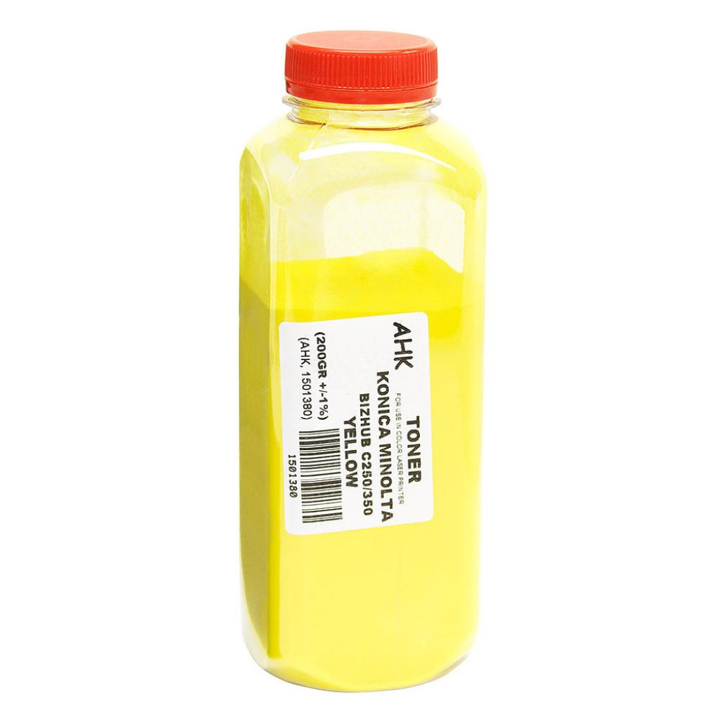 Тонер Konica Minolta BIZHUB C250/350 , 200г Yellow AHK (1501380) Тонер Konica Minolta BIZHUB C250/350 , 200г Yellow AHK (1501380)
