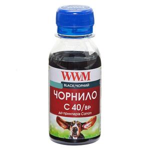 Чернила WWM CANON PG40/50/PGI5/BCI15 BlackPigment (C40/BP-2)