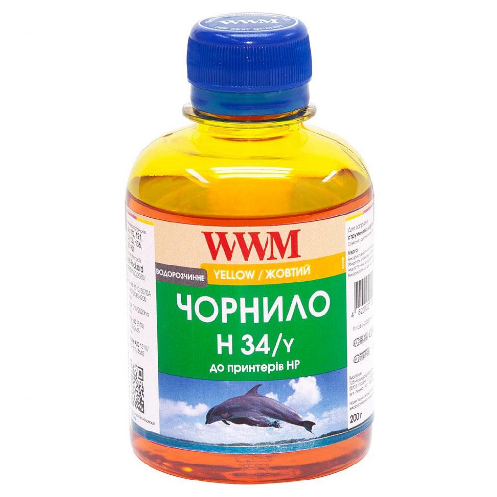 Чернила WWM HP № 22/134/136 (8766/9361) yellow (H34/Y)