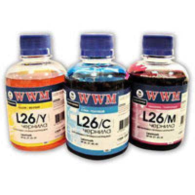 Чернила WWM Lexmark 26/27(10N0026/0227) Cyan (L26/C)