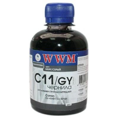 Чернила WWM CANON CLI426G/521 Grey (C11/GY)