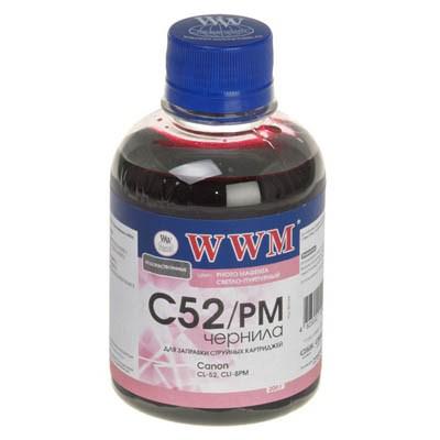Чернила WWM CANON CL-52/CLI-8PC Photo (Magenta) (C52/PM)