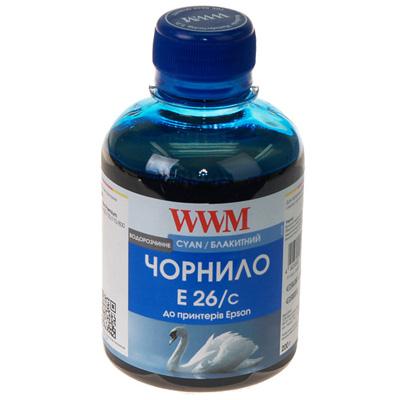 Чернила WWM EPSON XP-600/XP-605/XP-7005 (Cyan) (E26/C)