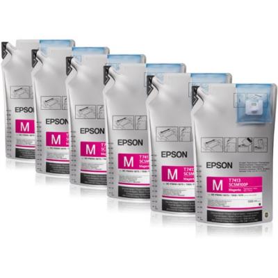 Контейнер с чернилами Epson SC-F6000/7000 UltraChrome DS Magenta (1Lx6packs) (C13T741300)