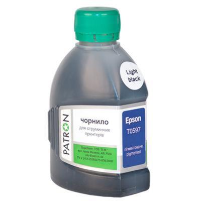 Чернила Patron EPSON Photo R2400 LIGHT BLACK Pigment (PN-E059-132)