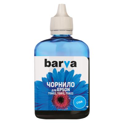 Чернила Barva EPSON T0812 CYAN 90г (E081-325)