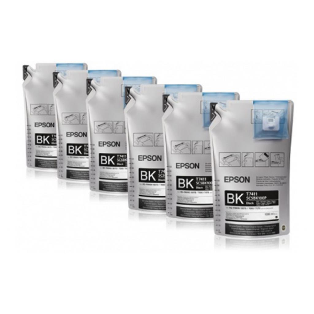 Контейнер с чернилами Epson SC-B6000/B7000 Black (1Lx6packs) (C13T773140)