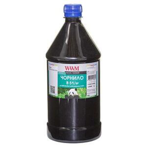 Чернила WWM Brother DCP-T300/T500W/T700W Black 1000г pigmented (B51/BP-4)