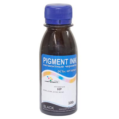 Чернила DCTec HP70KP/100 100мл Black Pigmented (HP70KP/100)
