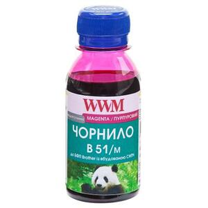 Чернила WWM Brother DCP-T300/T500W/T700W 100г Magenta Water-soluble (B51/M-2)